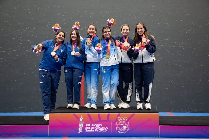 Uruguay obtuvo el segundo puesto en la competencia femenina.
