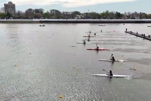Argentina suma 3 medallas de oro en canotaje.