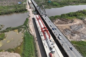 El avance de las obras en el nuevo Carretero y la previsión para el viejo. Crédito: Fernando Nicola