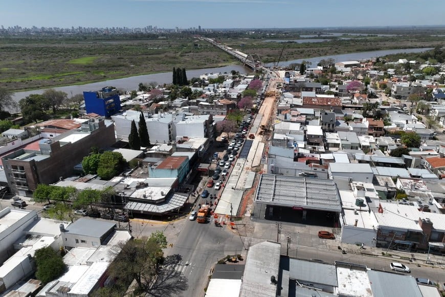 El viaducto tendrá 1.324 metros de longitud y será el puente en construcción más largo de la Argentina.
Fernando Nicola.