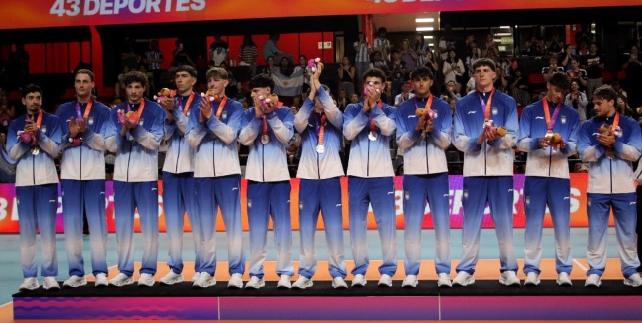 Argentina cayó ante Chile y se quedó con la plata en vóley masculino