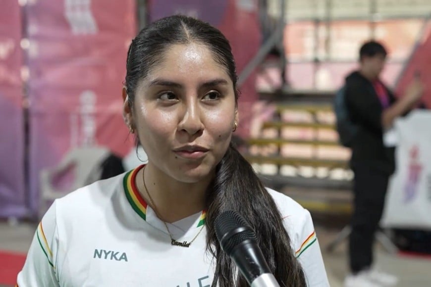 La jugadora boliviana consiguió en Santa Fe 2026 su primera medalla internacional.