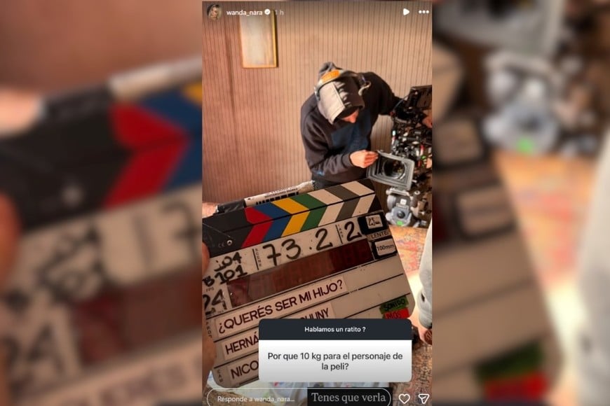 La conductora respondió preguntas de sus seguidores sobre su experiencia en el cine.
