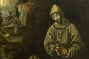 Meditación y Estigmatización de San Francisco de Asís, cuadro que le atribuyen a El Greco.