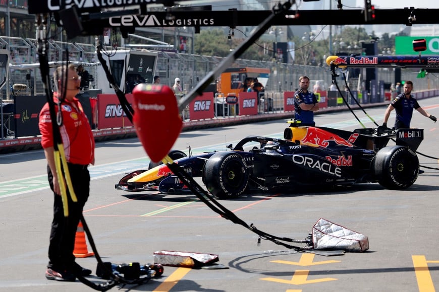 Formula One F1 - Azerbaijan Grand Prix - Baku City Circuit, Baku, Azerbaijan - September 24, 2026
Red Bull's Isack Hadjar during practice REUTERS/Ramil Sitdikov