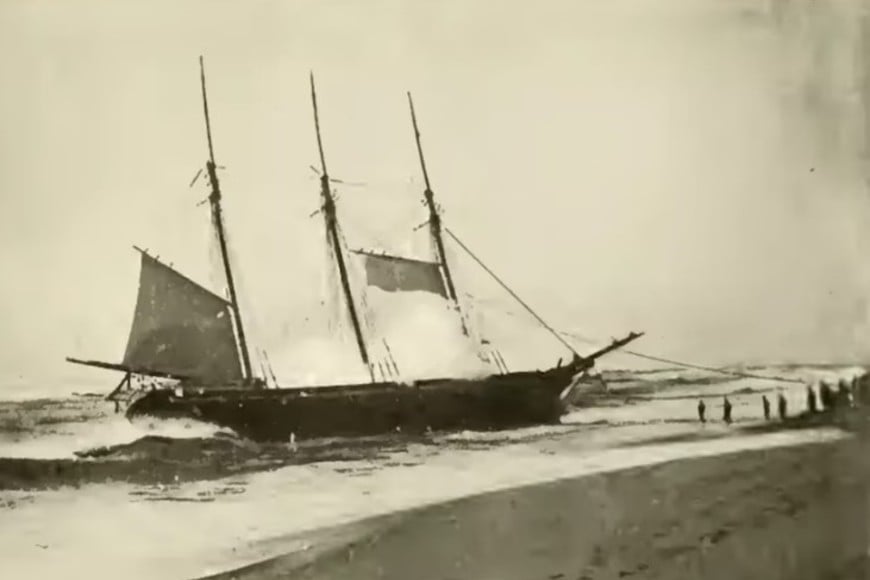 El Warren Sawyer naufragó en la noche del 22 de diciembre de 1884.