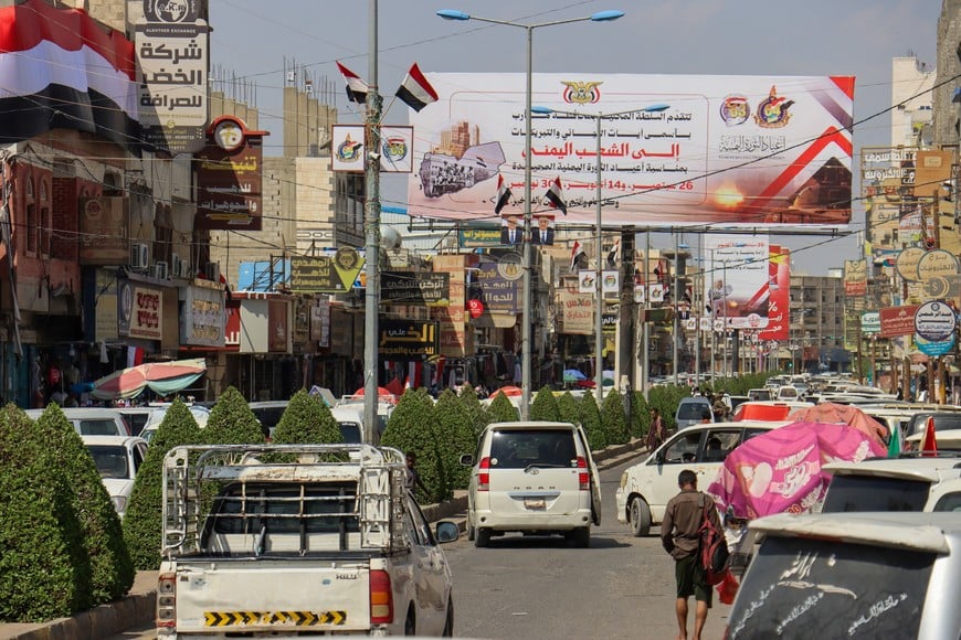A street view in the oil-rich city of Marib, Yemen September 24, 2026. REUTERS/Ali Owidha