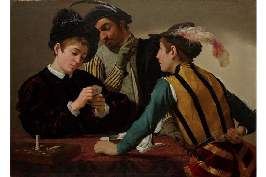 "Los jugadores de cartas". Foto: Museo de Arte Kimbell