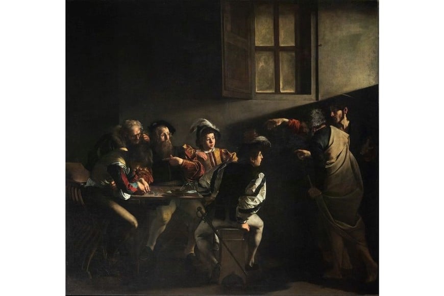 "La vocación de San Mateo". Foto: Iglesia de San Luis de los Franceses Roma
