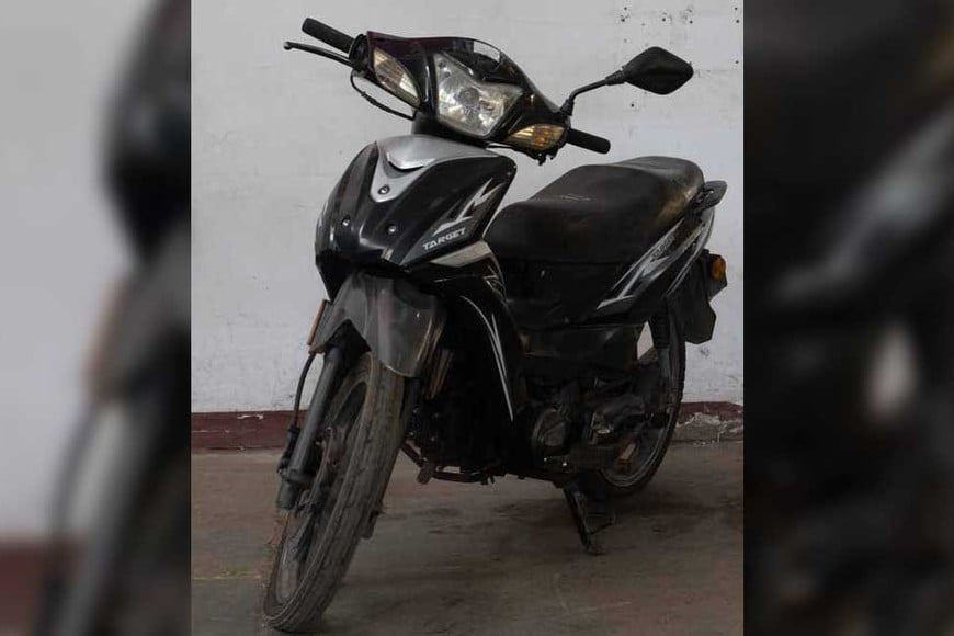 Una moto Keeway Target, entra los rodados más baratos de la subasta.