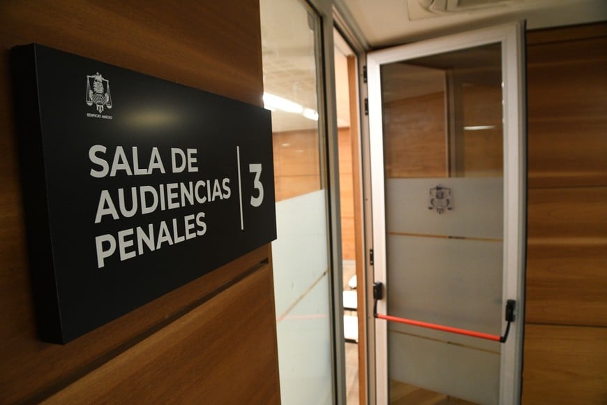 El juicio abreviado se celebró en la Sala 3 del segundo piso del edificio Anexo. Foto: Flavio Raina