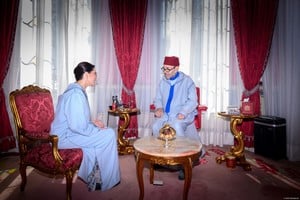 El rey de Marruecos, Mohammed VI, recibió a Fatima Ezzahra El Mansouri este 29 de septiembre.