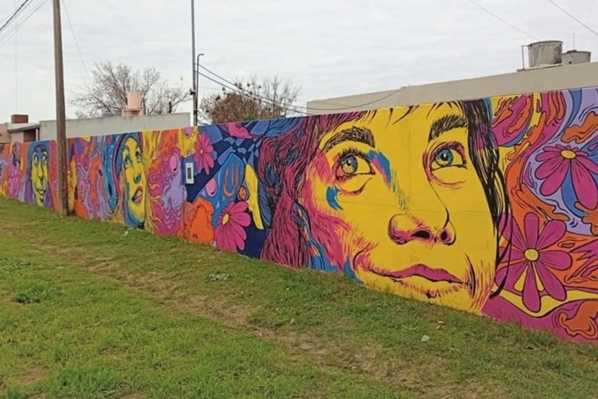 Murales que dejan una huella de los Juegos Suramericanos en Rafaela