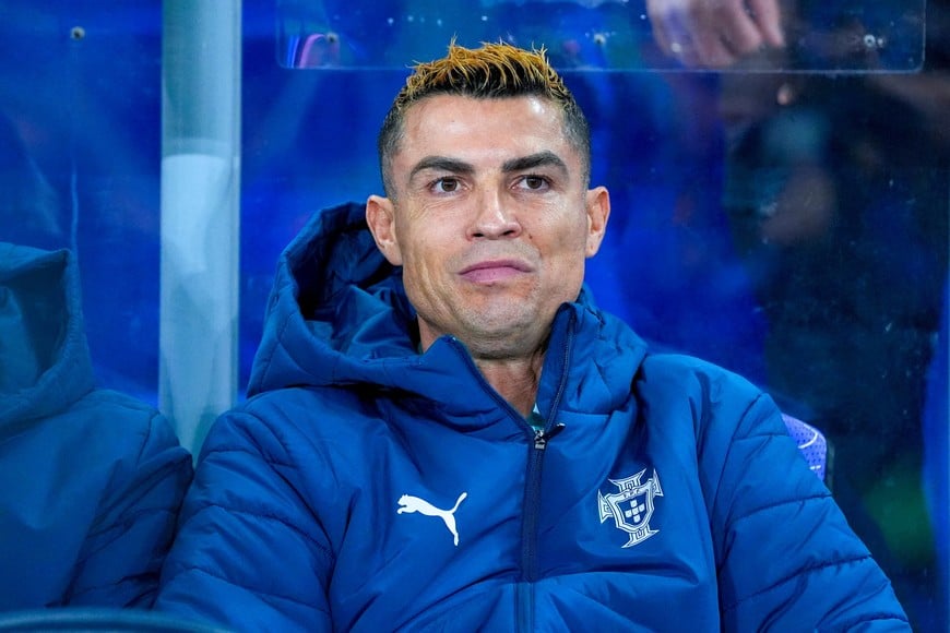 Soccer Football - Nations League - Group A4 - Norway v Portugal - Ullevaal Stadion, Oslo, Norway - September 27, 2026
Portugal's Cristiano Ronaldo on the substitutes bench before the match
Lise Aserud/NTB via REUTERS
ATTENTION EDITORS - THIS IMAGE WAS PROVIDED BY A THIRD PARTY. NORWAY OUT. NO COMMERCIAL OR EDITORIAL SALES IN NORWAY. TPX IMAGES OF THE DAY