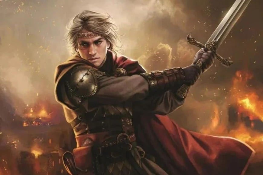 Aegon, el Conquistador; ilustración de Magali Villeneuve en “The World of Ice & Fire”