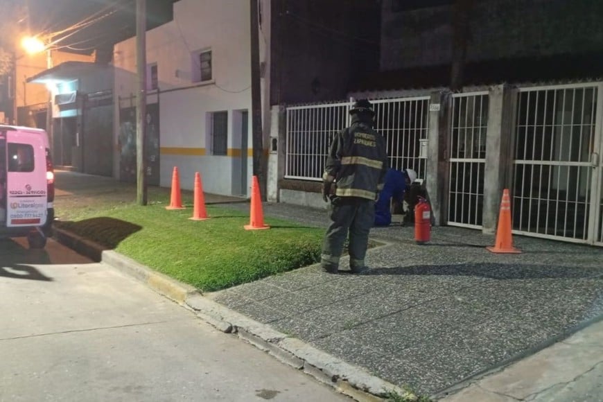 escape de gas diagonal goyena y saavedra