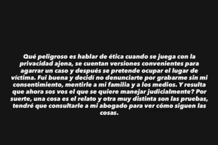 Arizaga cuestionó las versiones difundidas sobre el conflicto.
