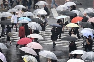El centro de Tokio ha recibido 629 mm (24,8 pulgadas) de lluvia desde principios de septiembre.