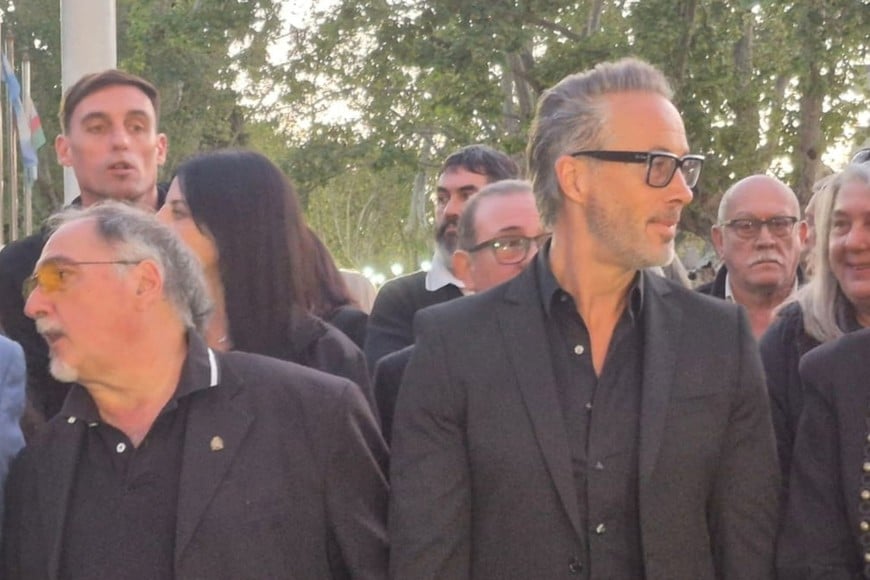 El Intendente Guillermo Franchella junto a otras autoridades.