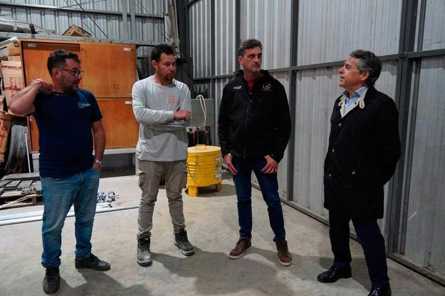 El referente del Frente Renovador visitó localidades del sur provincial.