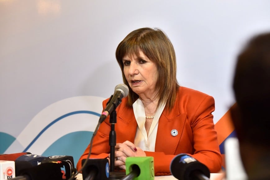 Patricia Bullrich este jueves en el Coloquio de IDEA. Crédito: IDEA