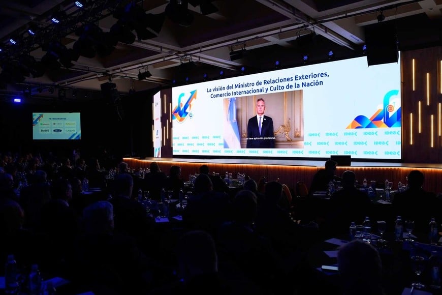 Sala repleta para escuchar el mensaje del Canciller.