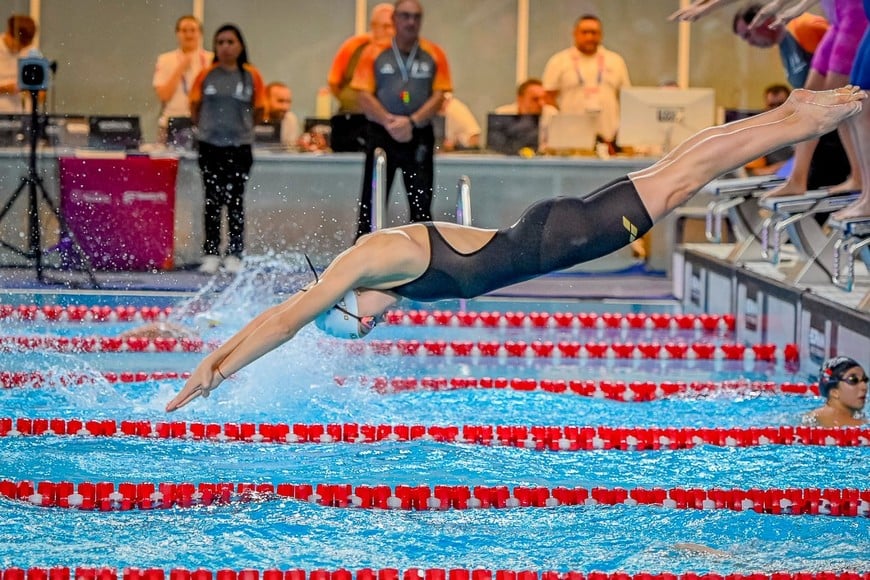 La natación registró 19 récords en distintas pruebas del certamen.