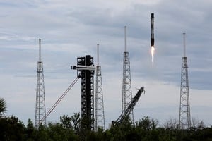 La Estación Espacial Internacional de Cabo Cañaveral, este jueves.