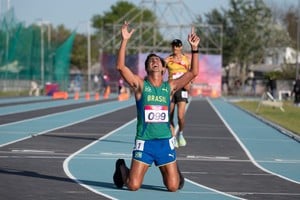 El atletismo aportó 19 nuevas marcas suramericanas durante los Juegos.