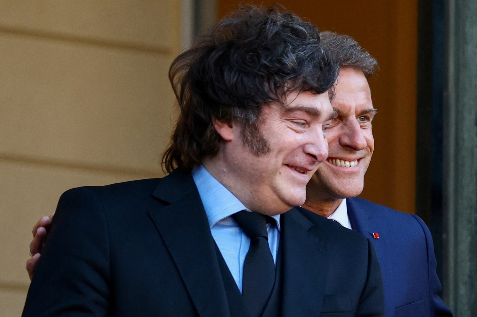 Macron ya recibió a Javier Milei.