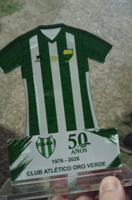 La camiseta del festejo por los 50 años. Gentileza