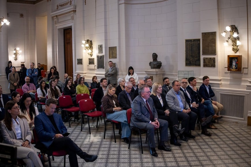 El acto de premiación se realizó este jueves en la Legislatura. Foto: Gentileza