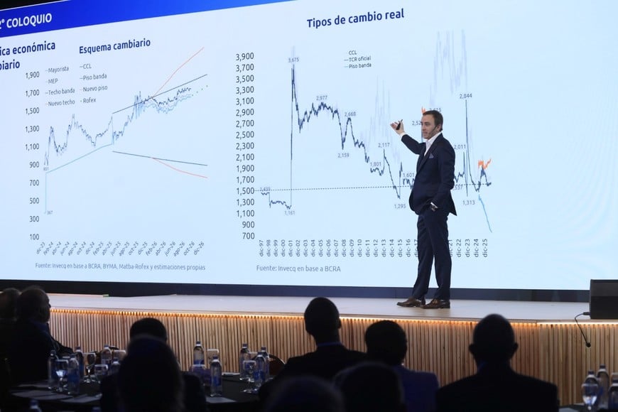 El economista Matías Surt en el Coloquio de IDEA. Crédito: IDEA