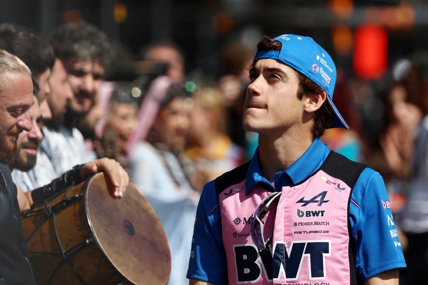 FILE PHOTO: Formula One F1 - Azerbaijan Grand Prix - Baku City Circuit, Baku, Azerbaijan - September 26, 2026
Alpine's Franco Colapinto ahead of the race REUTERS/Jakub Porzycki/File Photo