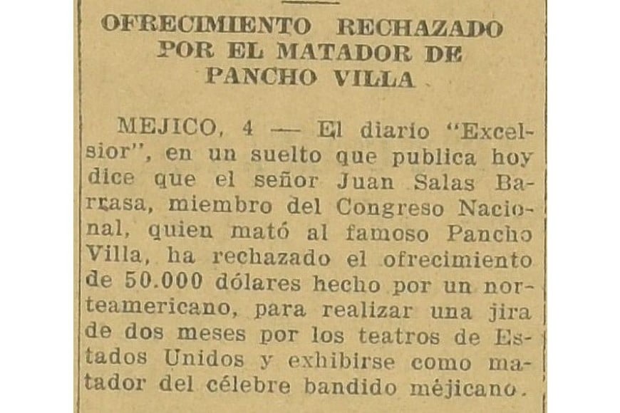 Tapa de la edición del 4 de octubre de 1926 de diario El Litoral (detalle).