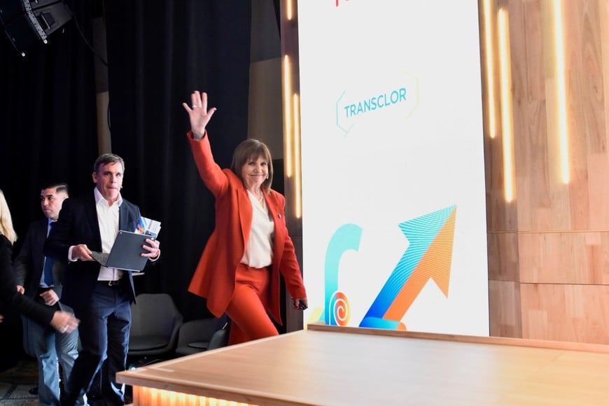 Patricia Bullrich este jueves en el Coloquio de IDEA. Crédito: IDEA
