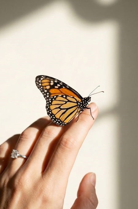 Abrir una ventana ayuda a la mariposa a encontrar el camino de salida.