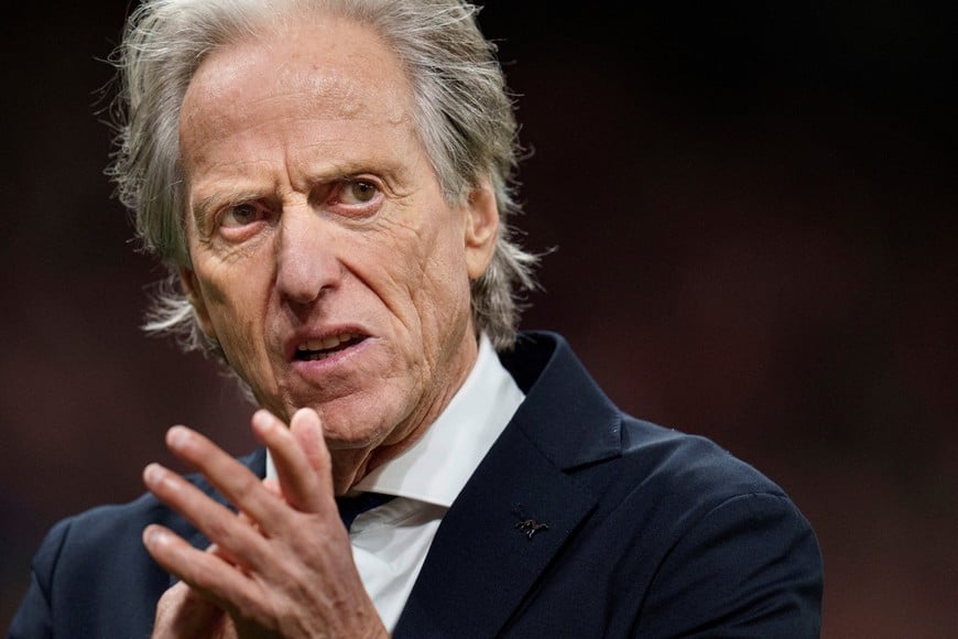 Soccer Football - UEFA Nations League - Group A4 - Denmark v Portugal - Parken, Copenhagen, Denmark - October 1, 2026
Portugal coach Jorge Jesus
Sebastian Elias Uth/Ritzau Scanpix via REUTERS    

ATTENTION EDITORS - THIS IMAGE WAS PROVIDED BY A THIRD PARTY. DENMARK OUT. NO COMMERCIAL OR EDITORIAL SALES IN DENMARK.