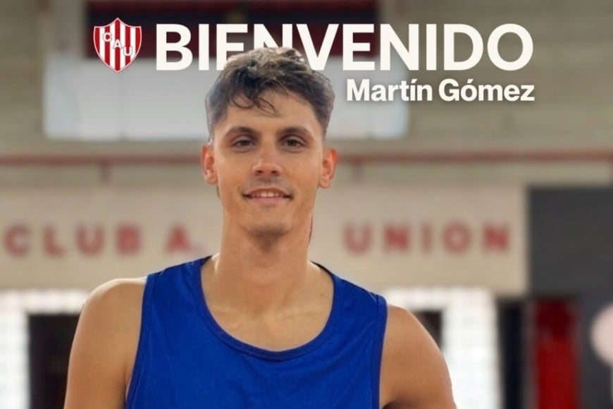 Unión le dio la bienvenida a Martín Gómez.