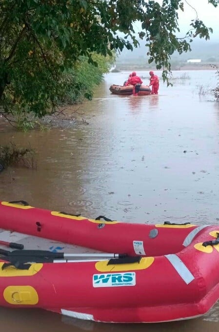 Las imágenes que compartieron los bomberos de Cataluña.