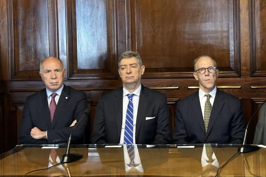 Ricardo Lorenzetti, Horacio Rosatti, Carlos Rosenkrantz.