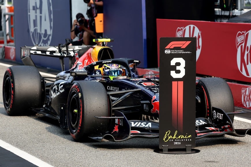 Formula One F1 - Bahrain Grand Prix - Sepang International Circuit, Sepang, Malaysia - October 3, 2026
Third placed Red Bull's Isack Hadjar after qualifying REUTERS/Jakub Porzycki
