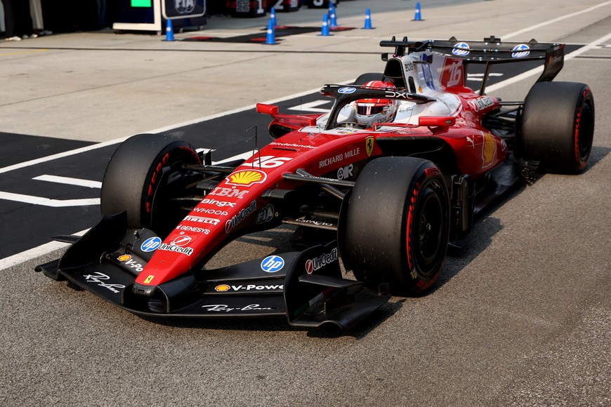 Formula One F1 - Bahrain Grand Prix - Sepang International Circuit, Sepang, Malaysia - October 3, 2026
Ferrari's Charles Leclerc during qualifying REUTERS/Annice Lyn/Pool