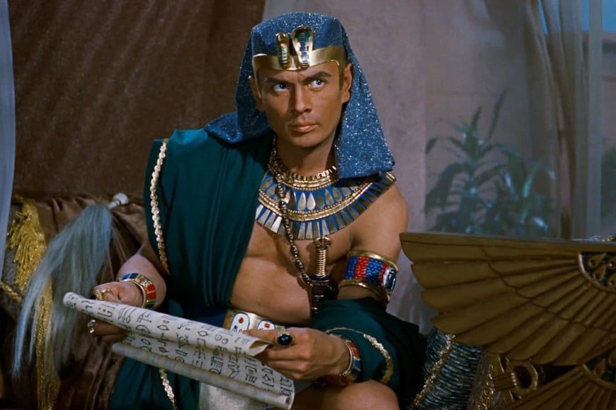 Yul Brynner caracterizado como Ramsés II. Foto: Paramount Pictures