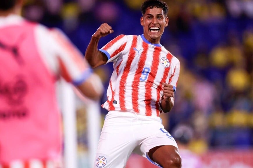 Con gol de Benítez, Paraguay derrotó a Colombia en Nueva Jersey. Foto: Gentileza