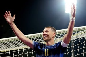 Soccer Football - Nations League - Group B4 - Bosnia and Herzegovina v Sweden - Bilino Polje Stadium, Zenica, Bosnia and Herzegovina - October 2, 2026
Bosnia and Herzegovina's Edin Dzeko after the match as he plays his last game for Bosnia and Herzegovina REUTERS/Amel Emric TPX IMAGES OF THE DAY