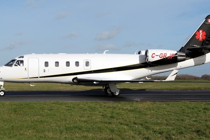 Este es el avión que se busca intensamente.