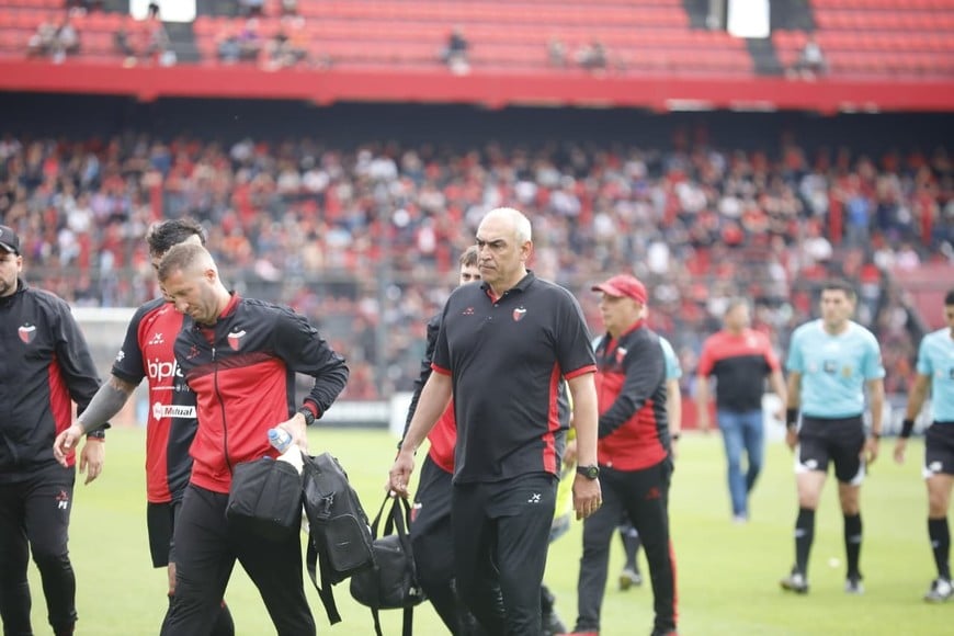 "Vamos a trabajar para eso (el ascenso) y para tratar de darle una alegría a la gente de Colón". Foto: Matías Pintos