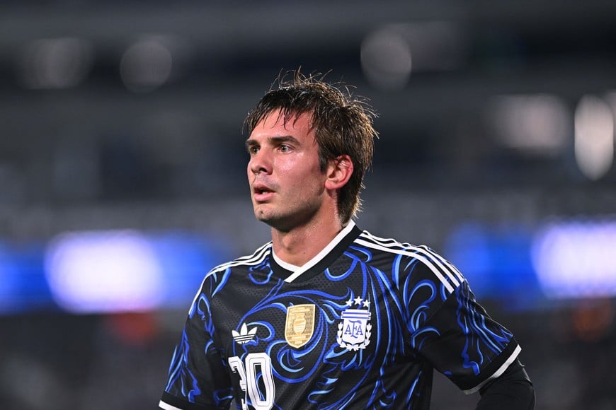 Soccer Football - International Friendly - Argentina v Burkina Faso - Estadio Monumental, Buenos Aires, Argentina - October 3, 2026
Argentina's Franco Mastantuono REUTERS/Rodrigo Valle