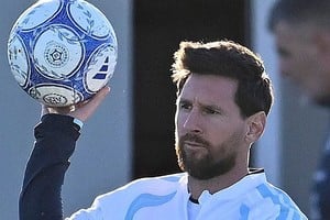 Lionel Messi entrenó por última vez con la Selección. Foto: gentileza Jano Colcerniani